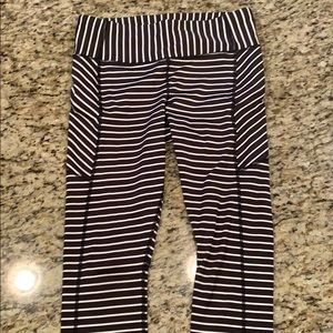 Athleta striped 7/8 contenders